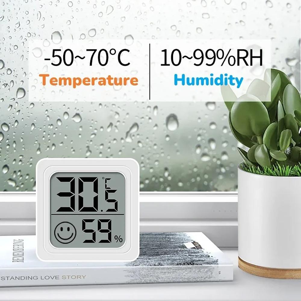 Portable LCD Digital Thermomet - Digital Hygrometer Probe reseña y precio