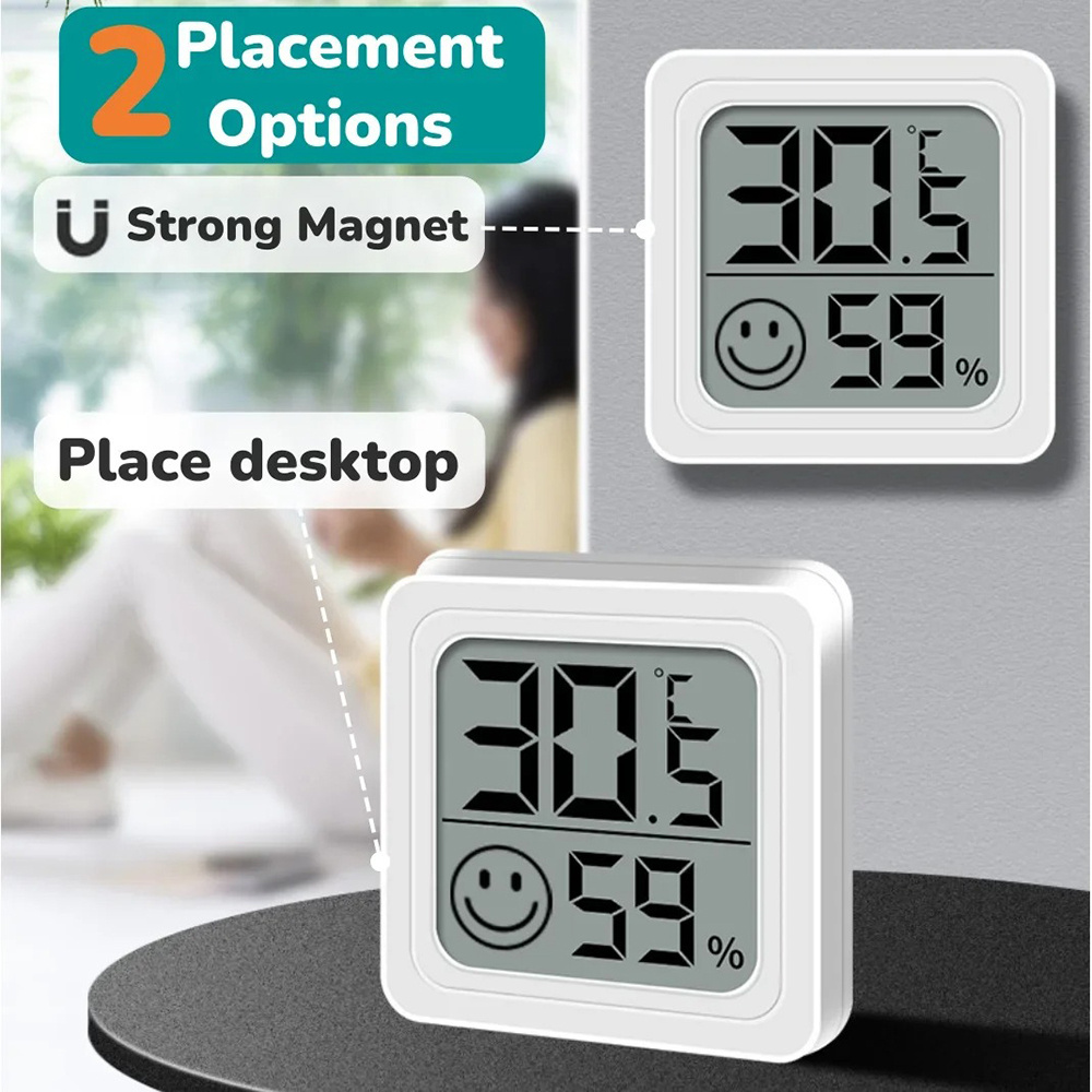 Portable LCD Digital Thermomet - Digital Hygrometer Probe reseña y precio