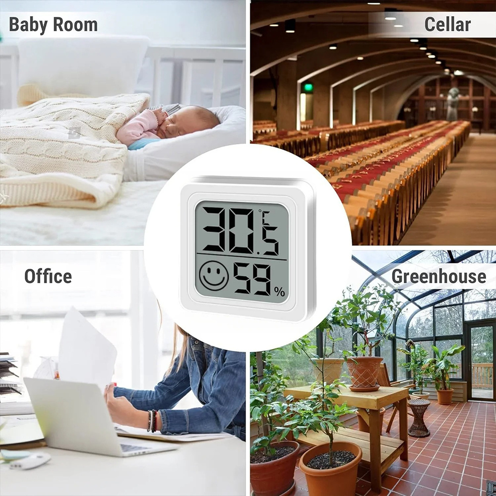 Portable LCD Digital Thermomet - Digital Hygrometer Probe reseña y precio