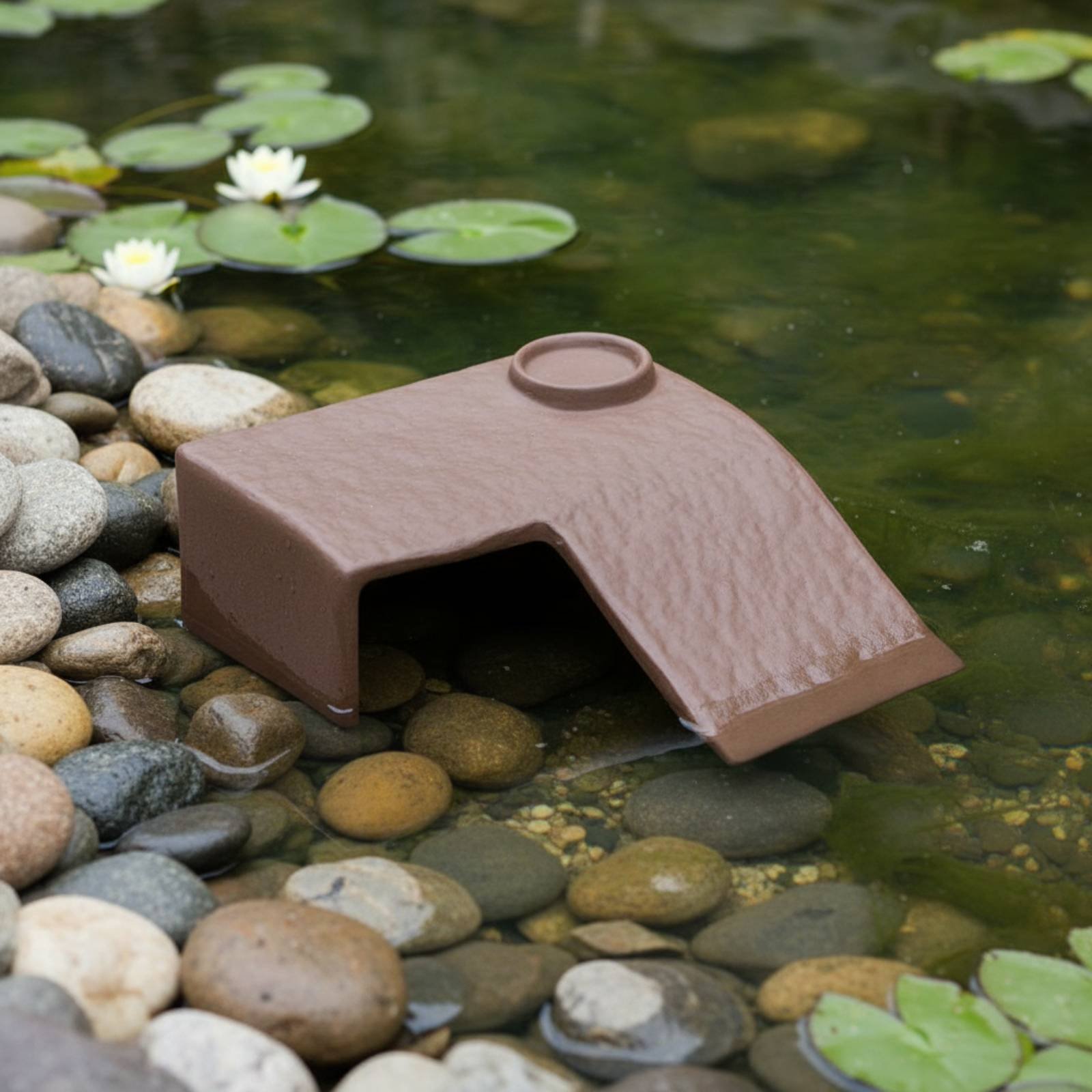 2 Pieces Turtle Basking Dock E - Hide Cave Ceramic reseña y precio