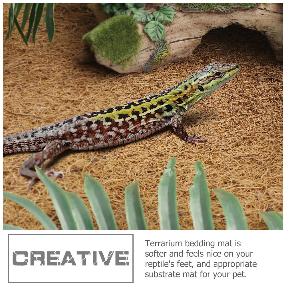 Reptile Carpet Natural Coconut - Substrate Coconut Fiber reseña y precio