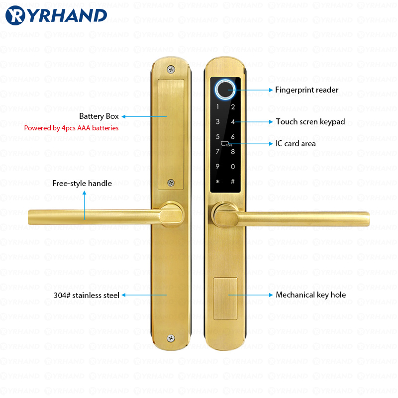 IP66 Gold Stainless steel Slid - Glass Door Hinge reseña y precio