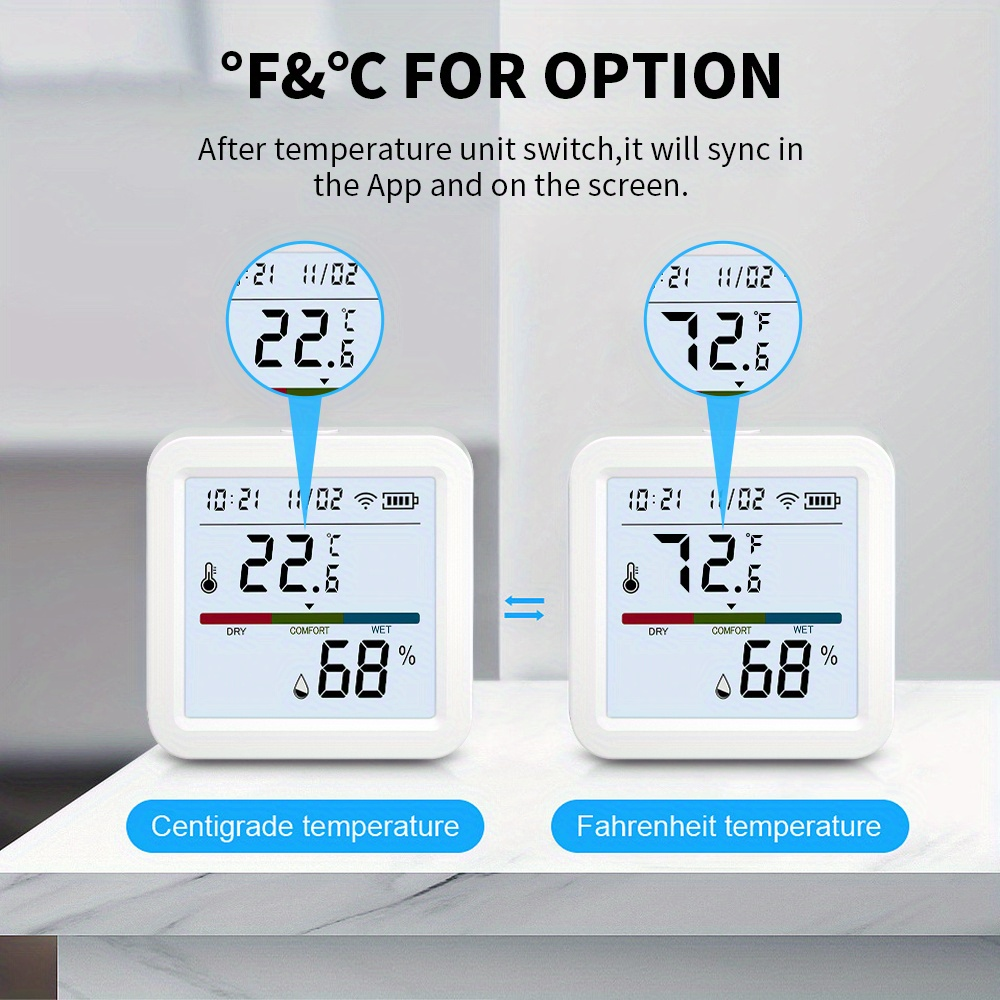 Tuya WiFi Temperature Humidity - Digital Hygrometer Probe reseña y precio