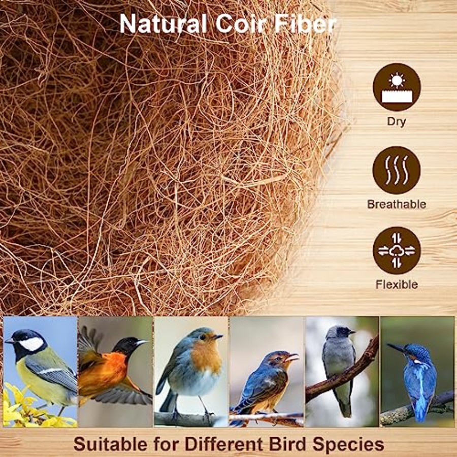 PCS Coconut Fiber for Bird Nes - Substrate Coconut Fiber reseña y precio