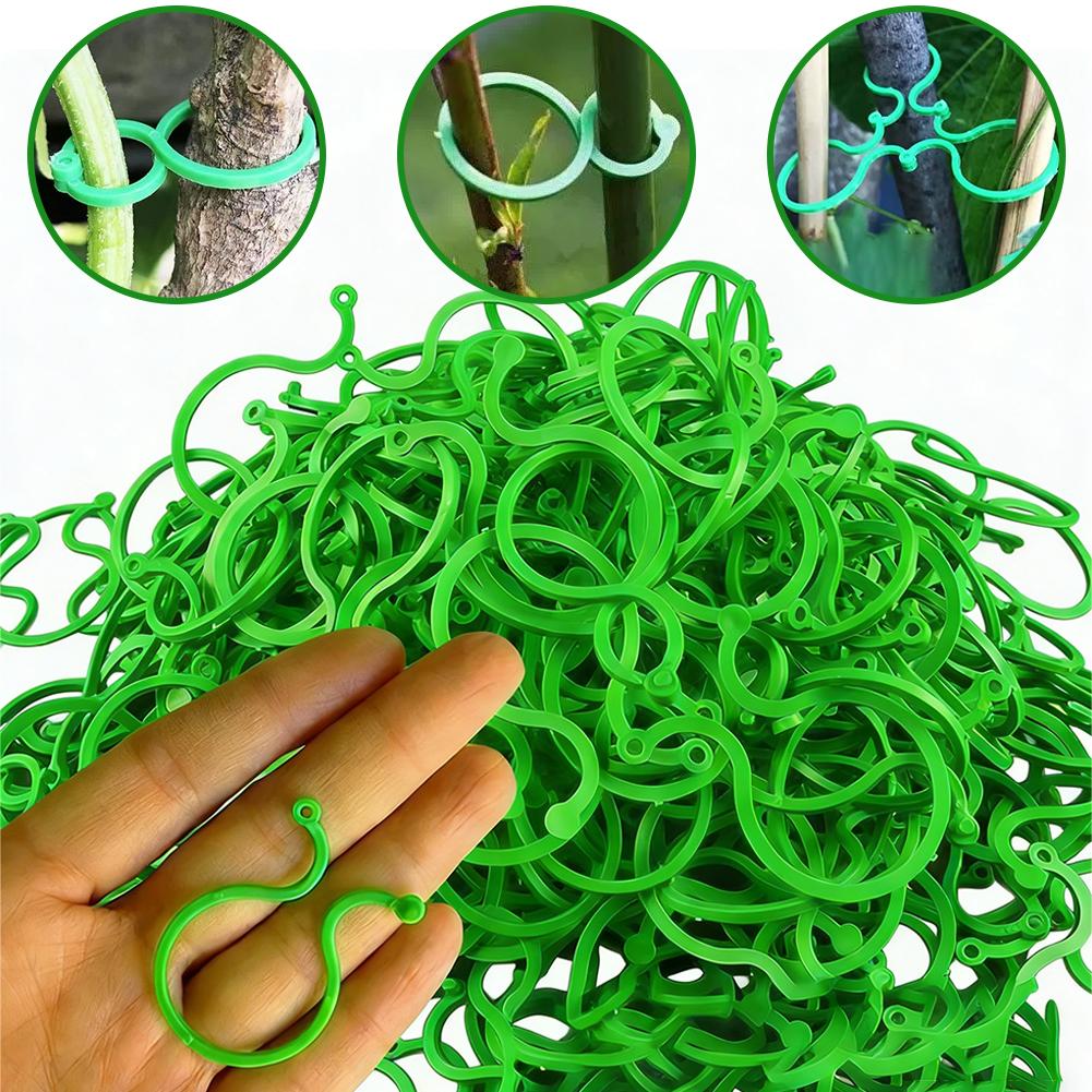 100 Pcs Plant Support Clips He - Vine Climbing Plastic reseña y precio