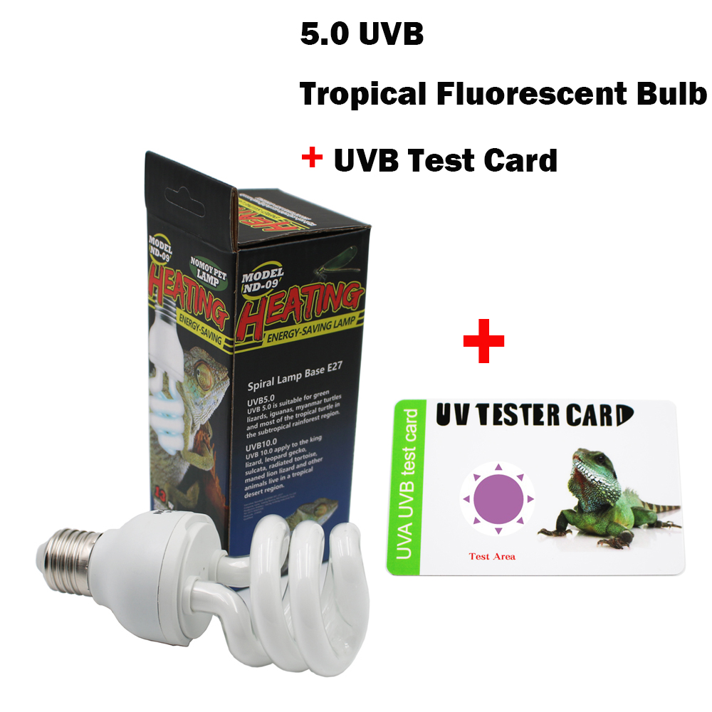 Reptile 5.0 UVB Lamp Bulb Ligh - Calcium Powder Reptile reseña y precio