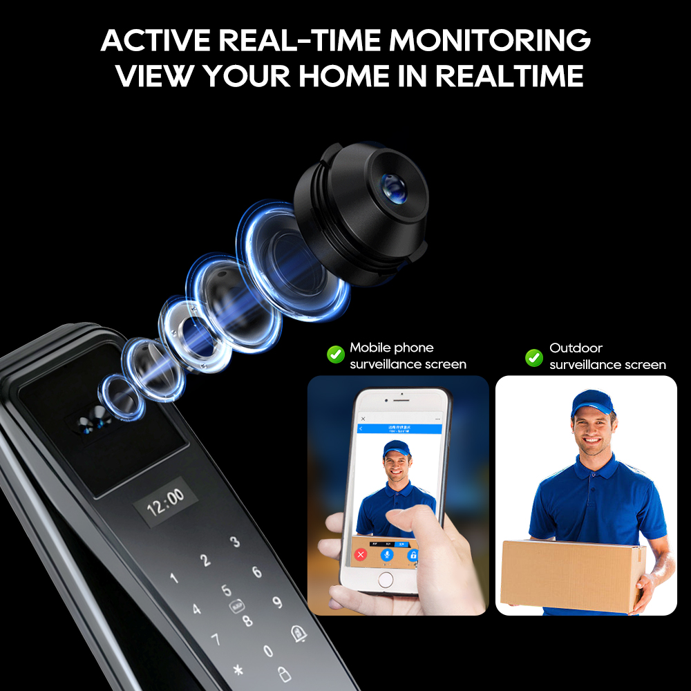SANKESONG Tuya Smart 3D Face D - Glass Door Hinge reseña y precio