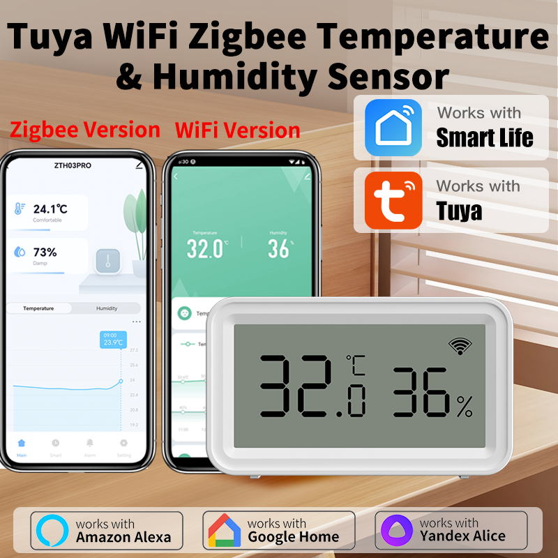 Tuya Zigbee WiFi Thermometer H - Digital Hygrometer Probe reseña y precio