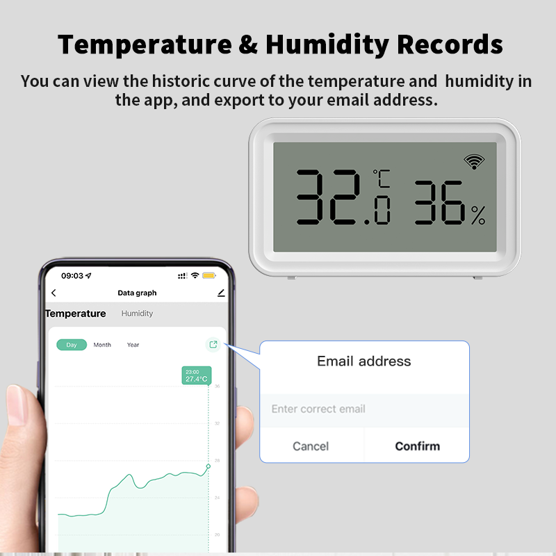 Tuya Zigbee WiFi Thermometer H - Digital Hygrometer Probe reseña y precio