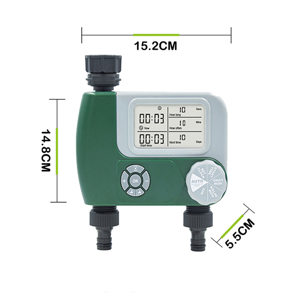 Electronic Garden Hose Water T - Timer Dual Outlet reseña y precio