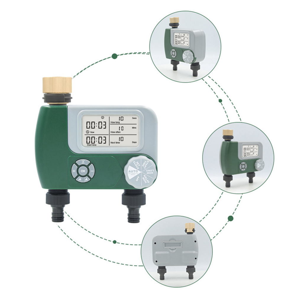 Electronic Garden Hose Water T - Timer Dual Outlet reseña y precio