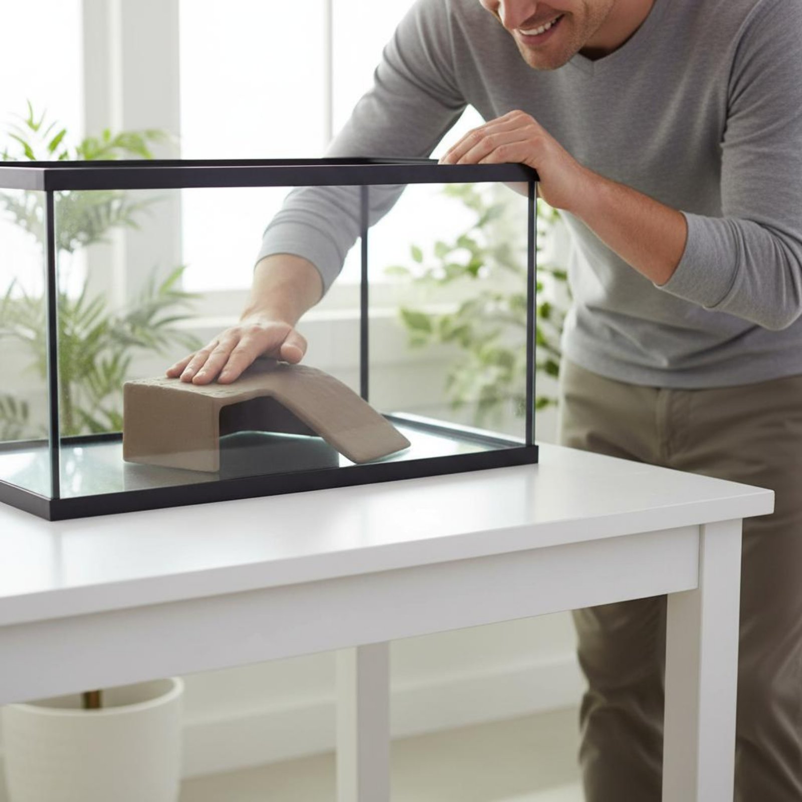 Basking Cave Platform Two-Way  - Hide Cave Ceramic reseña y precio