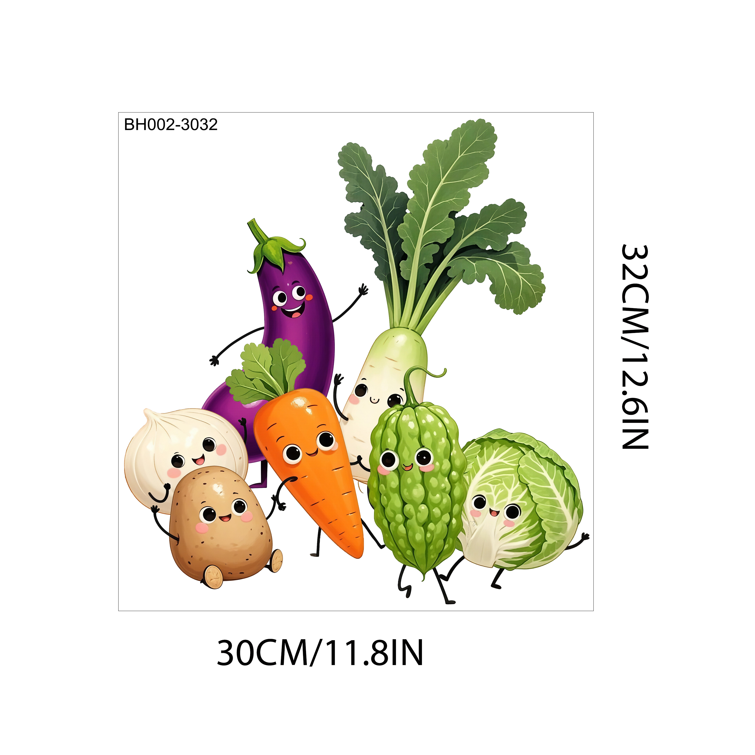 Emotionally Expressive Vegetab - Pvc Panel Background reseña y precio
