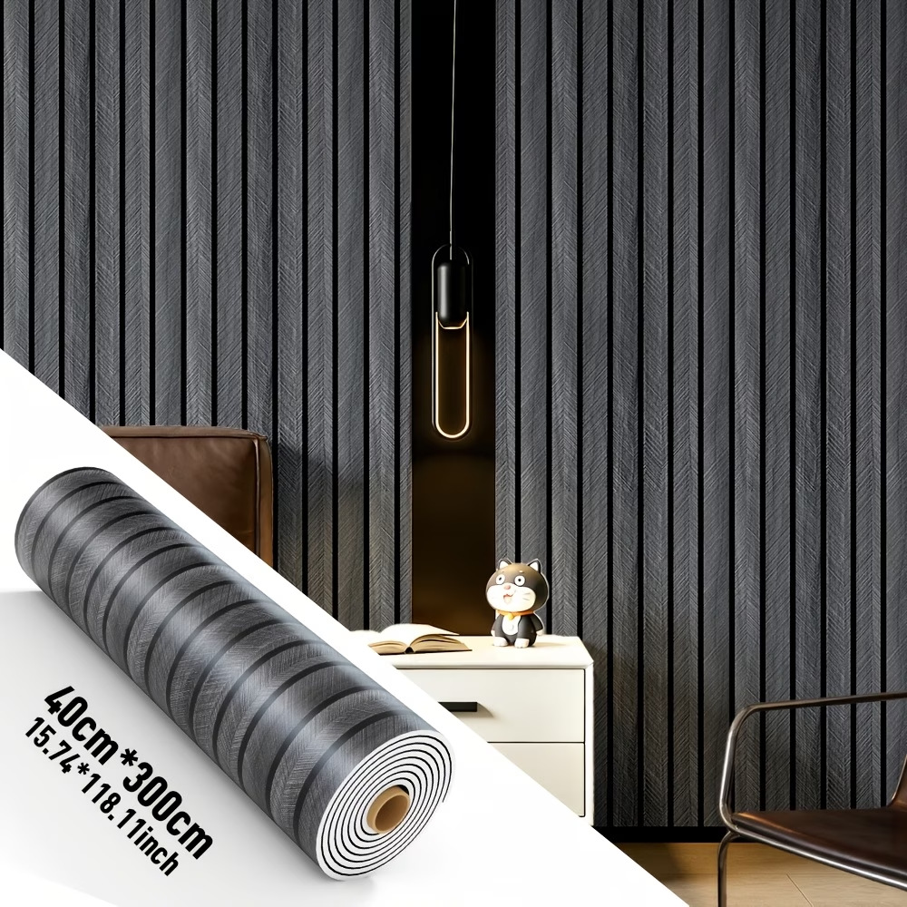 Self-Adhesive Wood Grain Wall  - Pvc Panel Background reseña y precio
