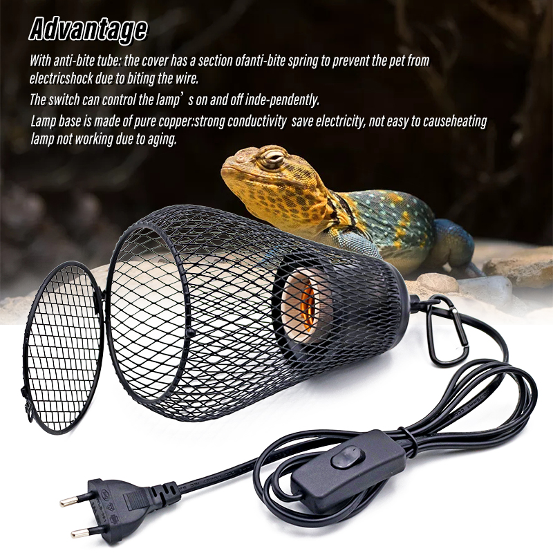Pet Reptile Heat Lamp Shade In - Ceramic Heat Emitter reseña y precio