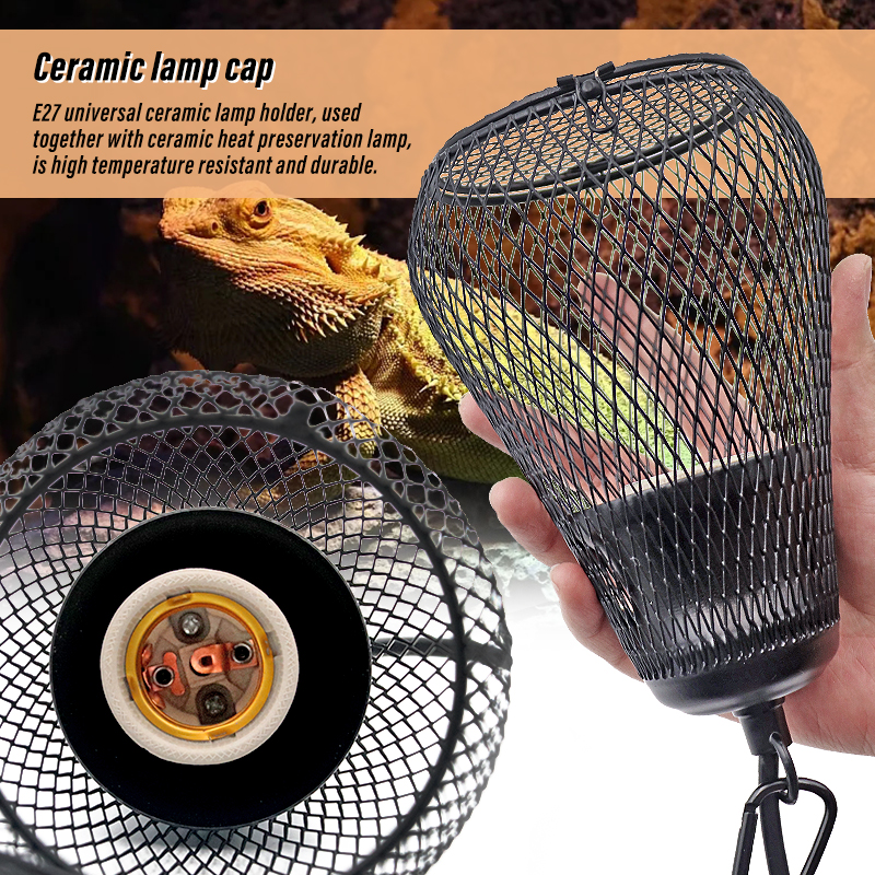 Pet Reptile Heat Lamp Shade In - Ceramic Heat Emitter reseña y precio