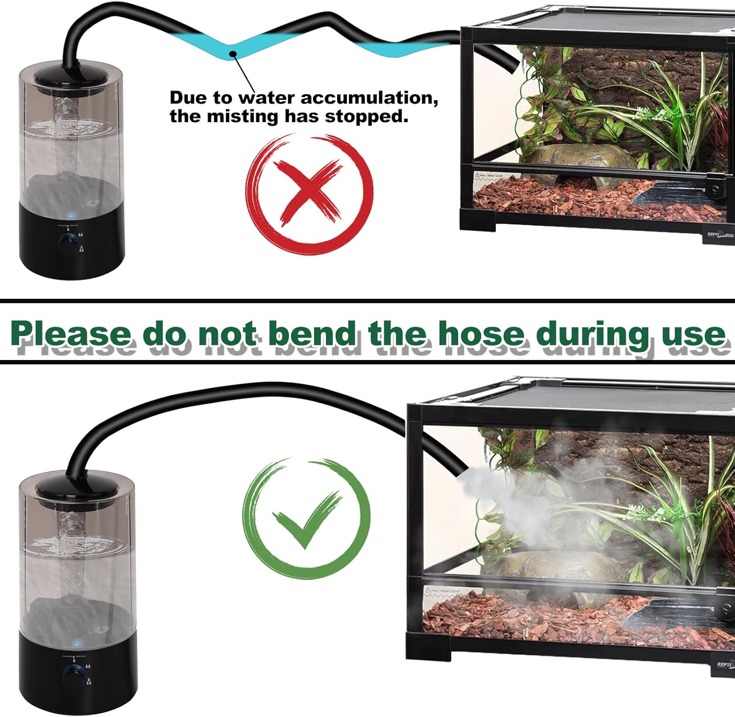 Reptile Humidifier Terrarium F - Terrarium Fogger Ultrasonic reseña y precio