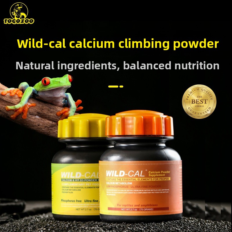 TOGOZOO WILDCAL Reptile Calciu - Calcium Powder Reptile reseña y precio
