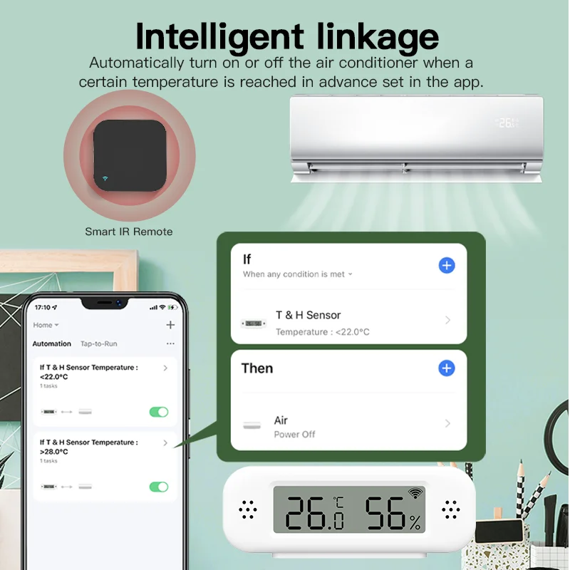 Tuya Zigbee 3.0 Mini Temperatu - Digital Hygrometer Probe reseña y precio