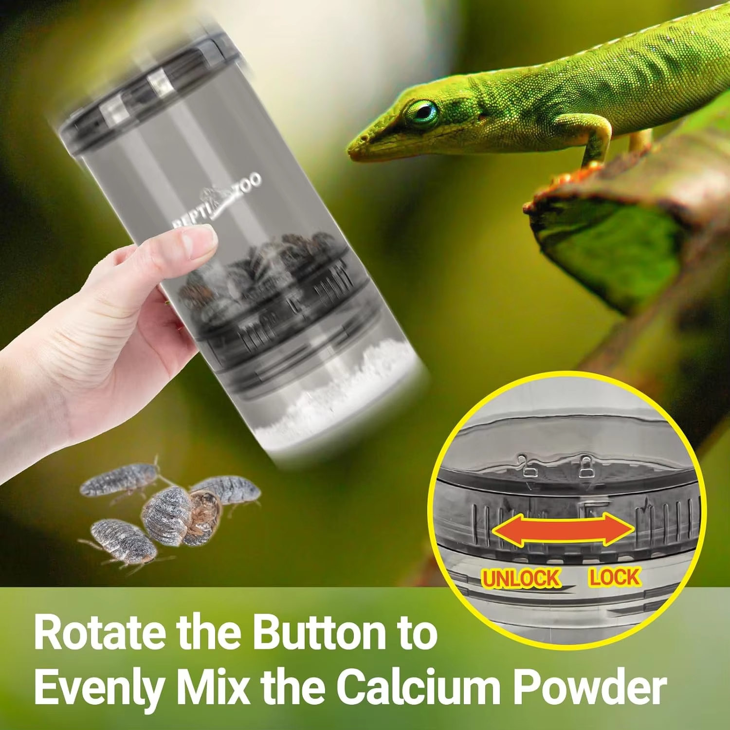 Reptile Calcium Powder Mixing  - Calcium Powder Reptile reseña y precio