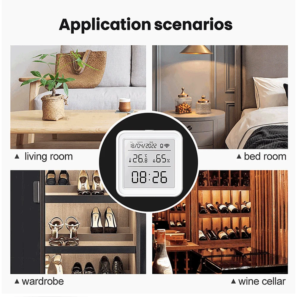 Tuya Zigbee WiFi Temperature H - Digital Hygrometer Probe reseña y precio