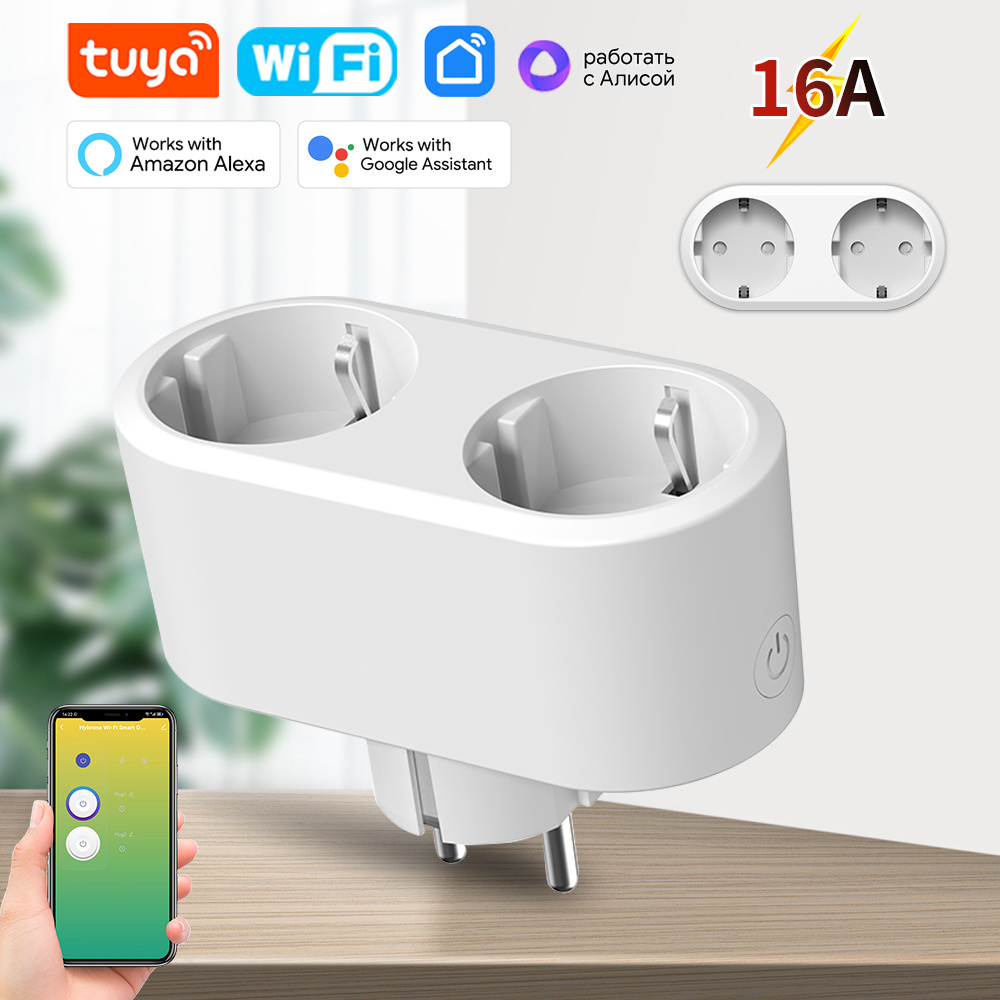 WiFi Smart Plug Dual Outlet 16 - Timer Dual Outlet reseña y precio