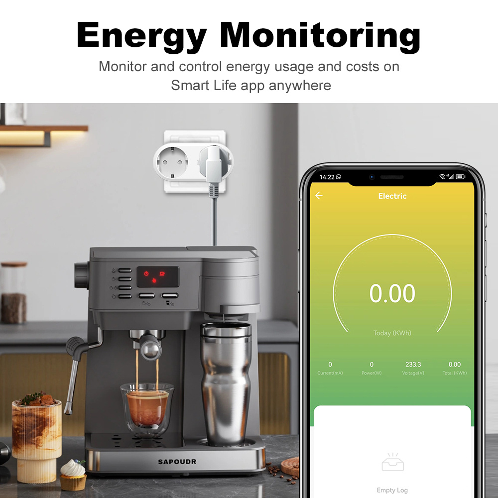 WiFi Smart Plug Dual Outlet 16 - Timer Dual Outlet reseña y precio