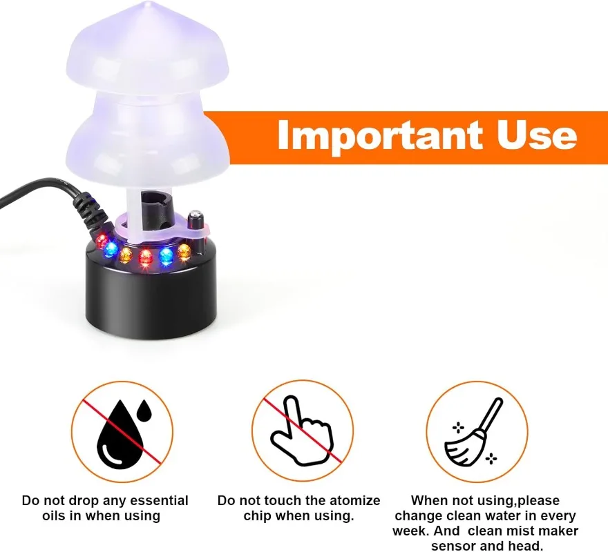 Ultrasonic Atomizer Mist Maker - Terrarium Fogger Ultrasonic reseña y precio