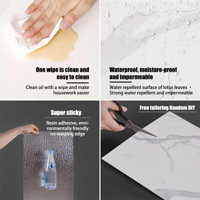 30cm*60cm Imitation Marble Til - Pvc Panel Background reseña y precio