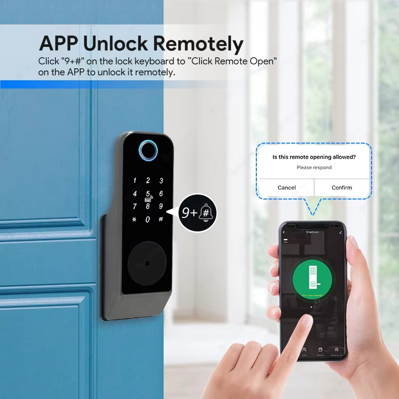 Waterproof Fingerprint Lock Tu - Glass Door Hinge reseña y precio