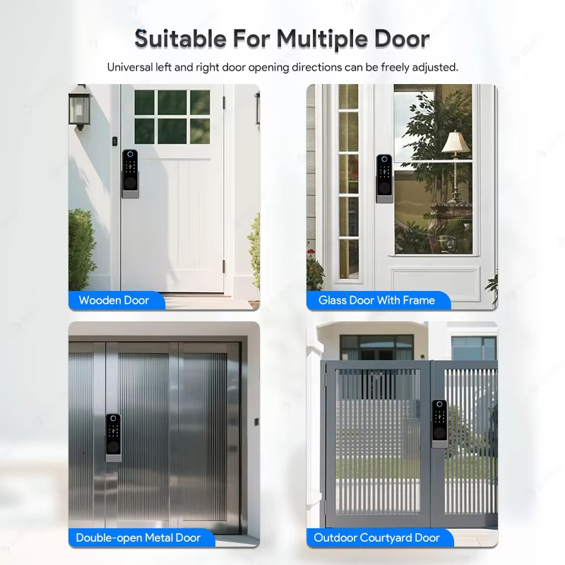 Waterproof Fingerprint Lock Tu - Glass Door Hinge reseña y precio