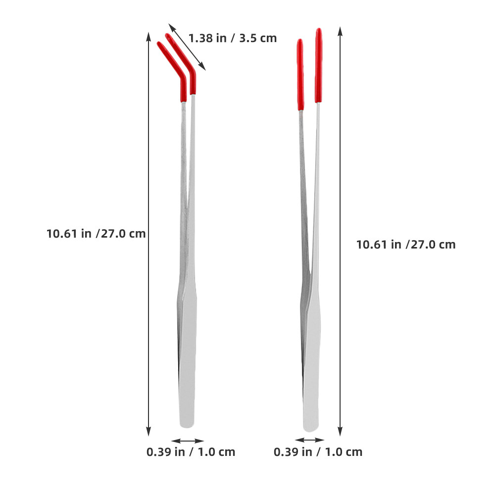 2Pcs Stainless Steel Reptile F - Feeding Tong Stainless reseña y precio