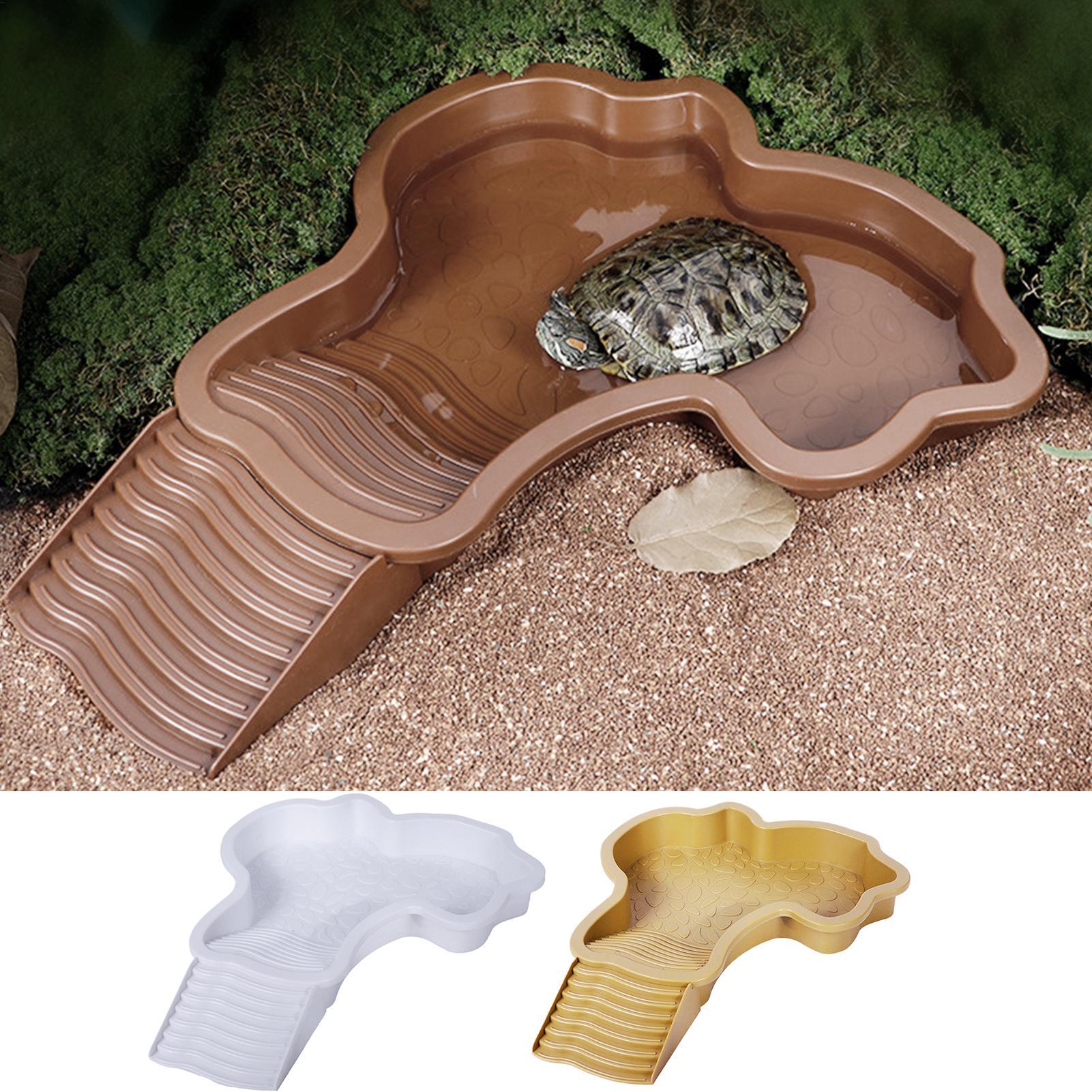 Reptile Bathing Pool with Ramp - Water Dish Reptile reseña y precio