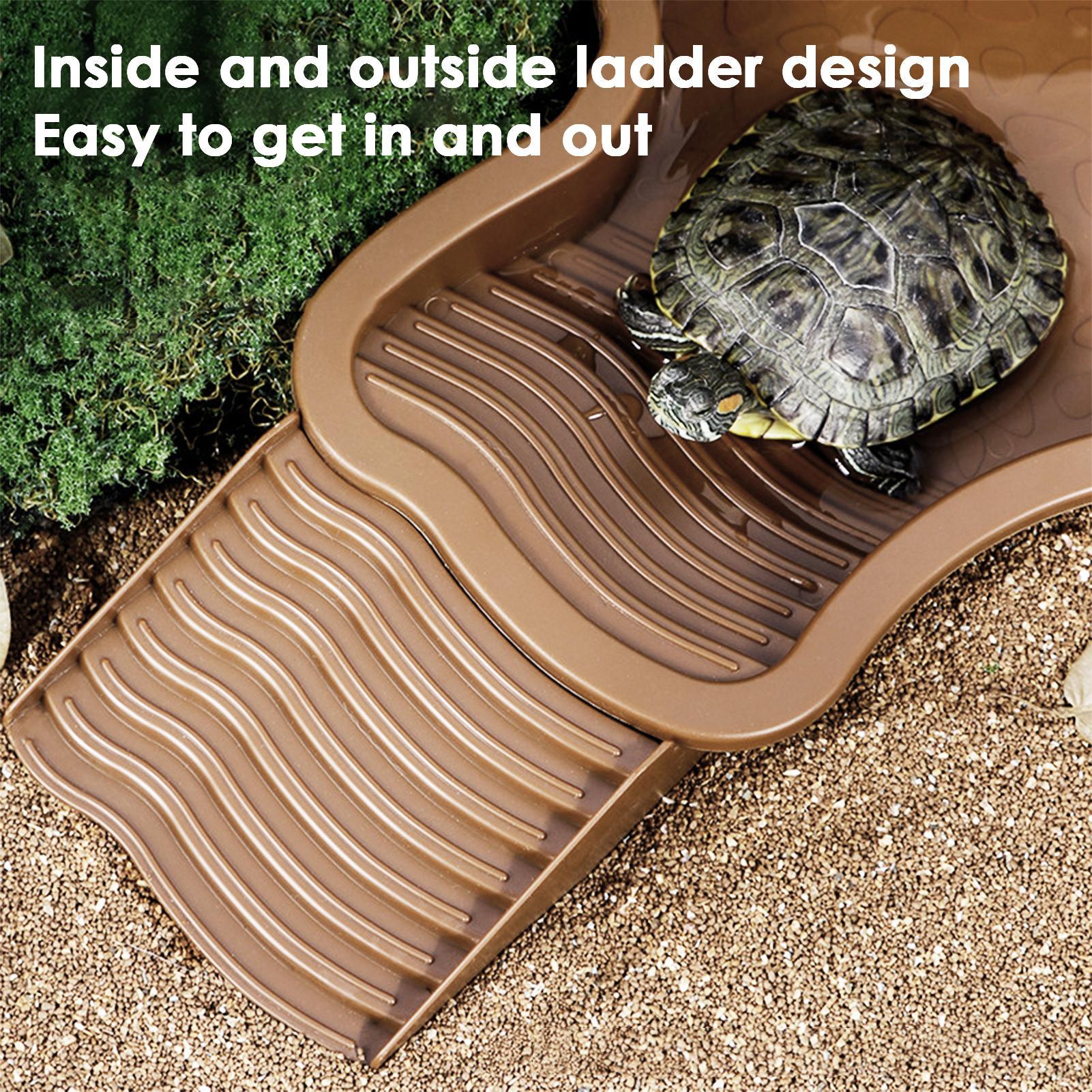 Reptile Bathing Pool with Ramp - Water Dish Reptile reseña y precio