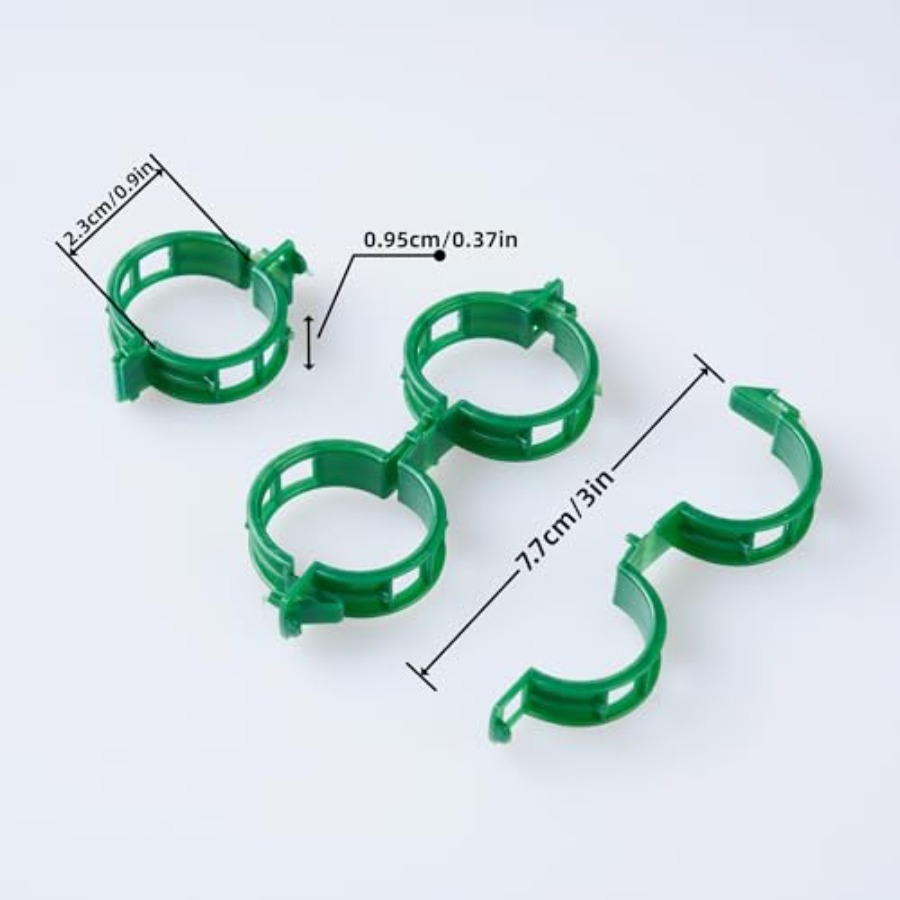 100 Pcs Plant Support Clips Pl - Vine Climbing Plastic reseña y precio