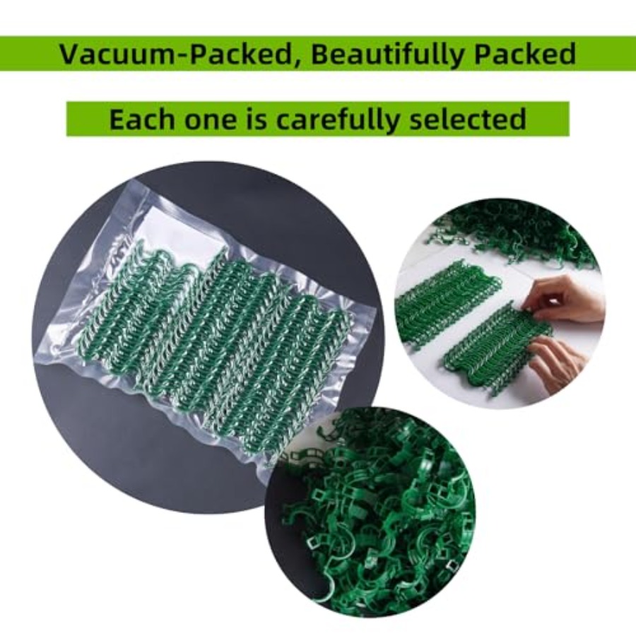 100 Pcs Plant Support Clips Pl - Vine Climbing Plastic reseña y precio