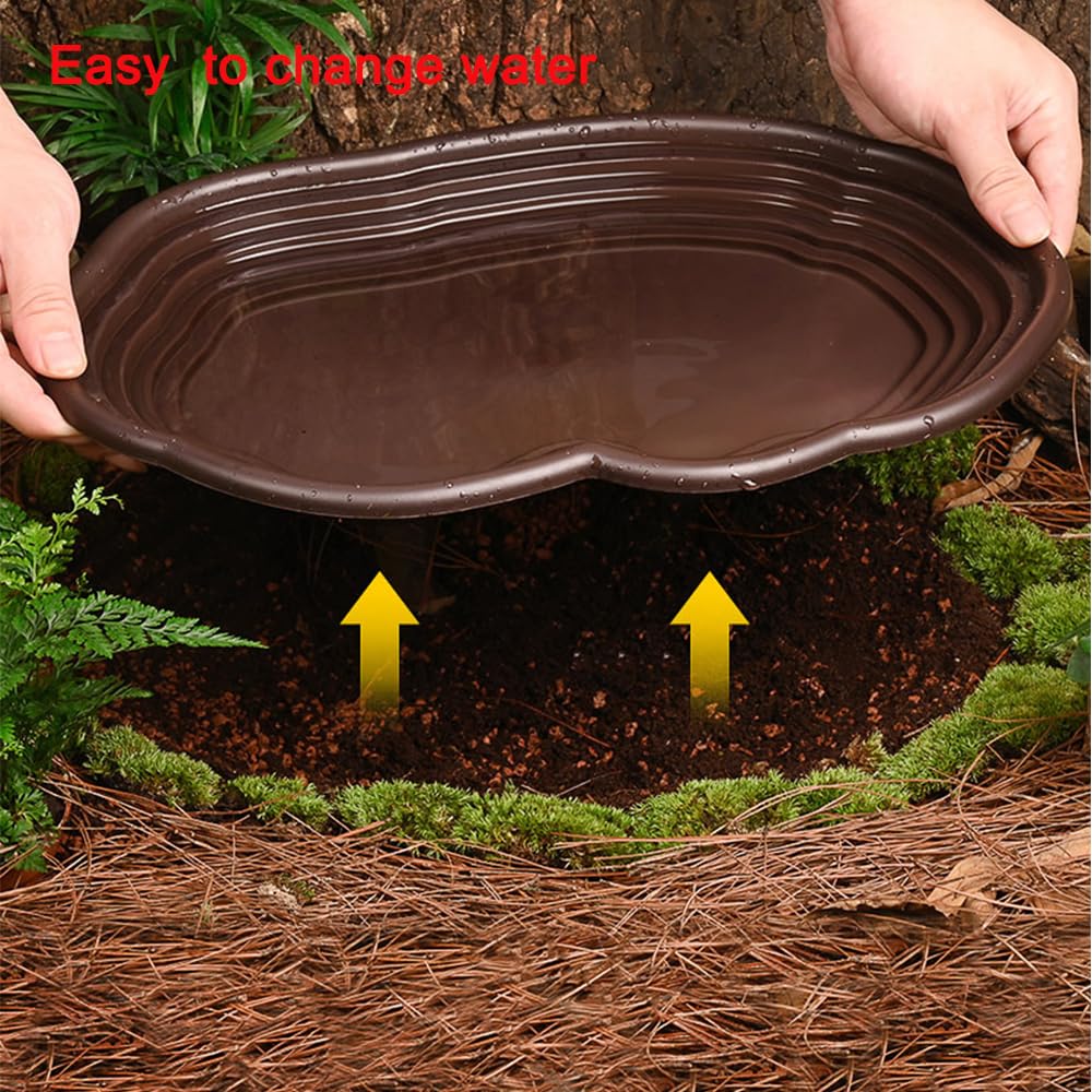 Reptile Bathing Dish Amphibian - Water Dish Reptile reseña y precio