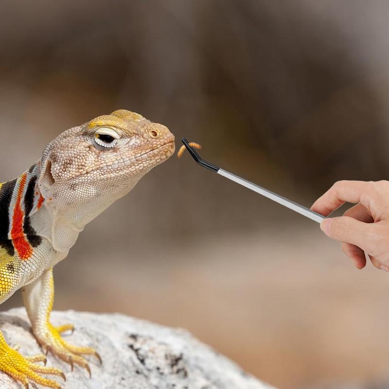 Extra Long Reptile Feeding Ton - Feeding Tong Stainless reseña y precio