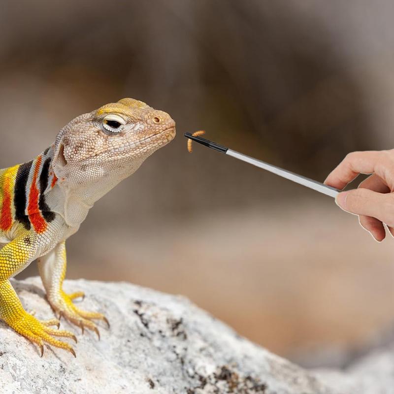 Extra Long Reptile Feeding Ton - Feeding Tong Stainless reseña y precio