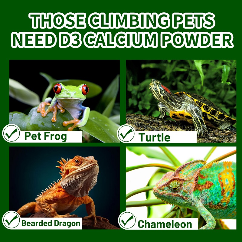 Crawling Pet Vitamin D3 Calciu - Calcium Powder Reptile reseña y precio