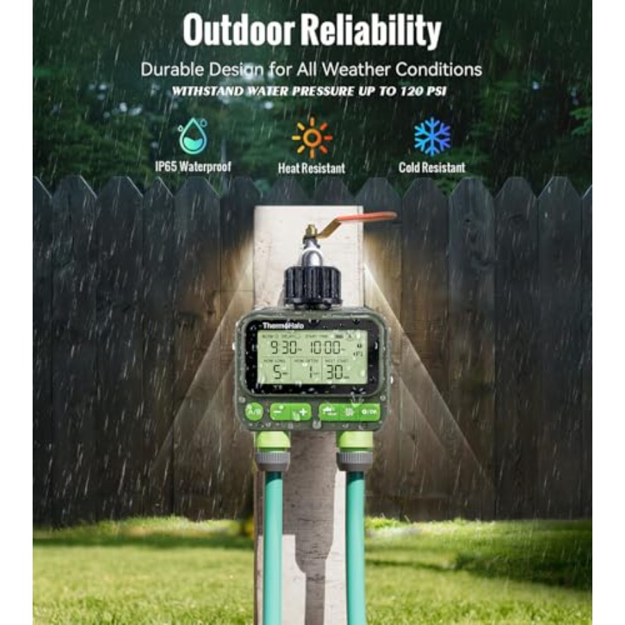 Smart Sprinkler Timer for Lawn - Timer Dual Outlet reseña y precio