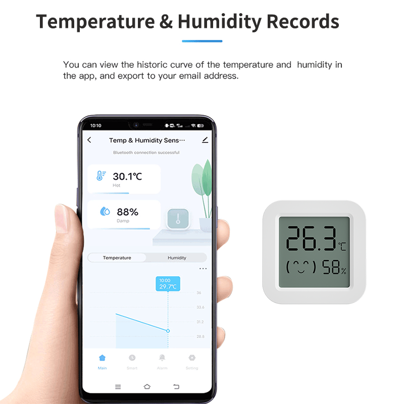 Tuya Temperature Humidity Sens - Digital Hygrometer Probe reseña y precio
