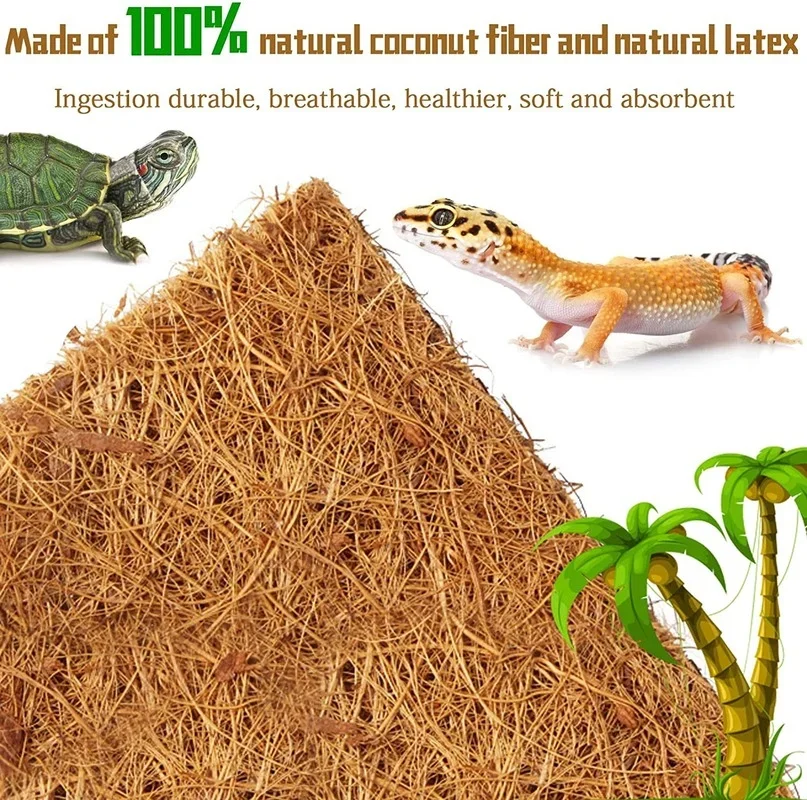 Reptile Carpet Natural Coconut - Substrate Coconut Fiber reseña y precio