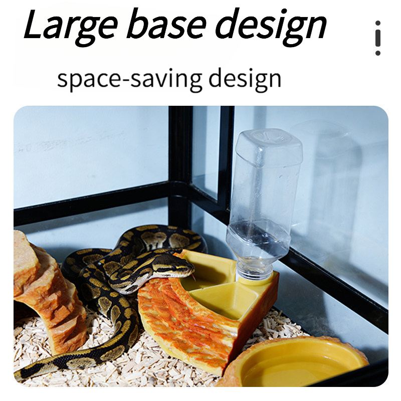 2 in 1 Reptile Water Cup Feede - Water Dish Reptile reseña y precio