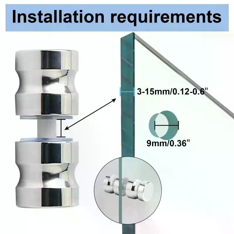 Stylish Shower Glass Door Hand - Glass Door Hinge reseña y precio