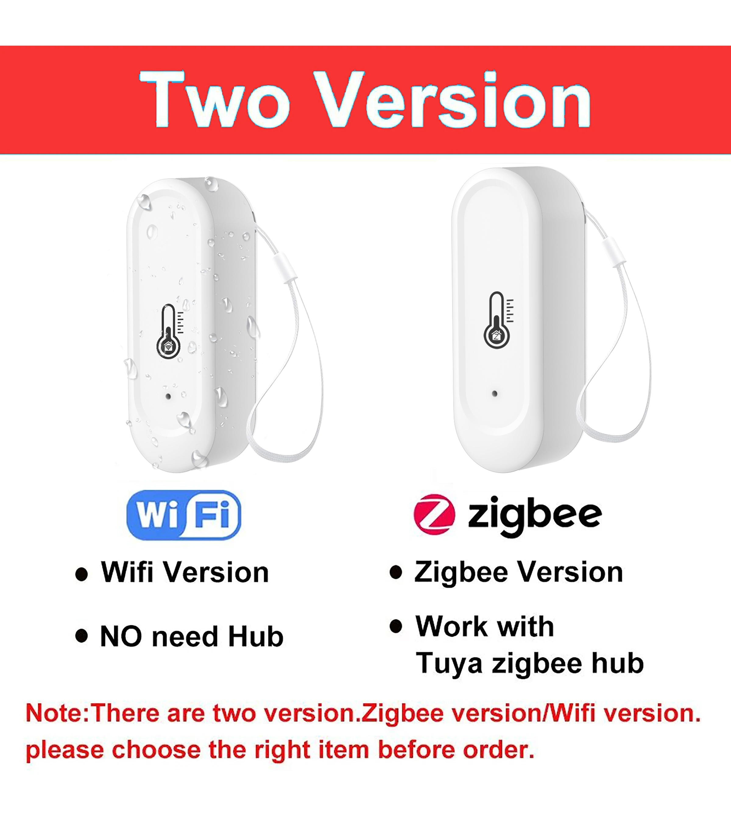 IP65 Zigbee or WiFi Temperatur - Digital Hygrometer Probe reseña y precio