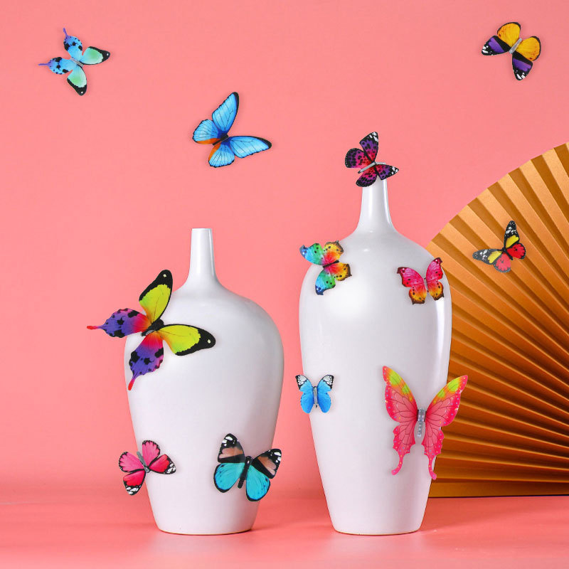 12Pcs 3D Butterfly Wall Sticke - Pvc Panel Background reseña y precio