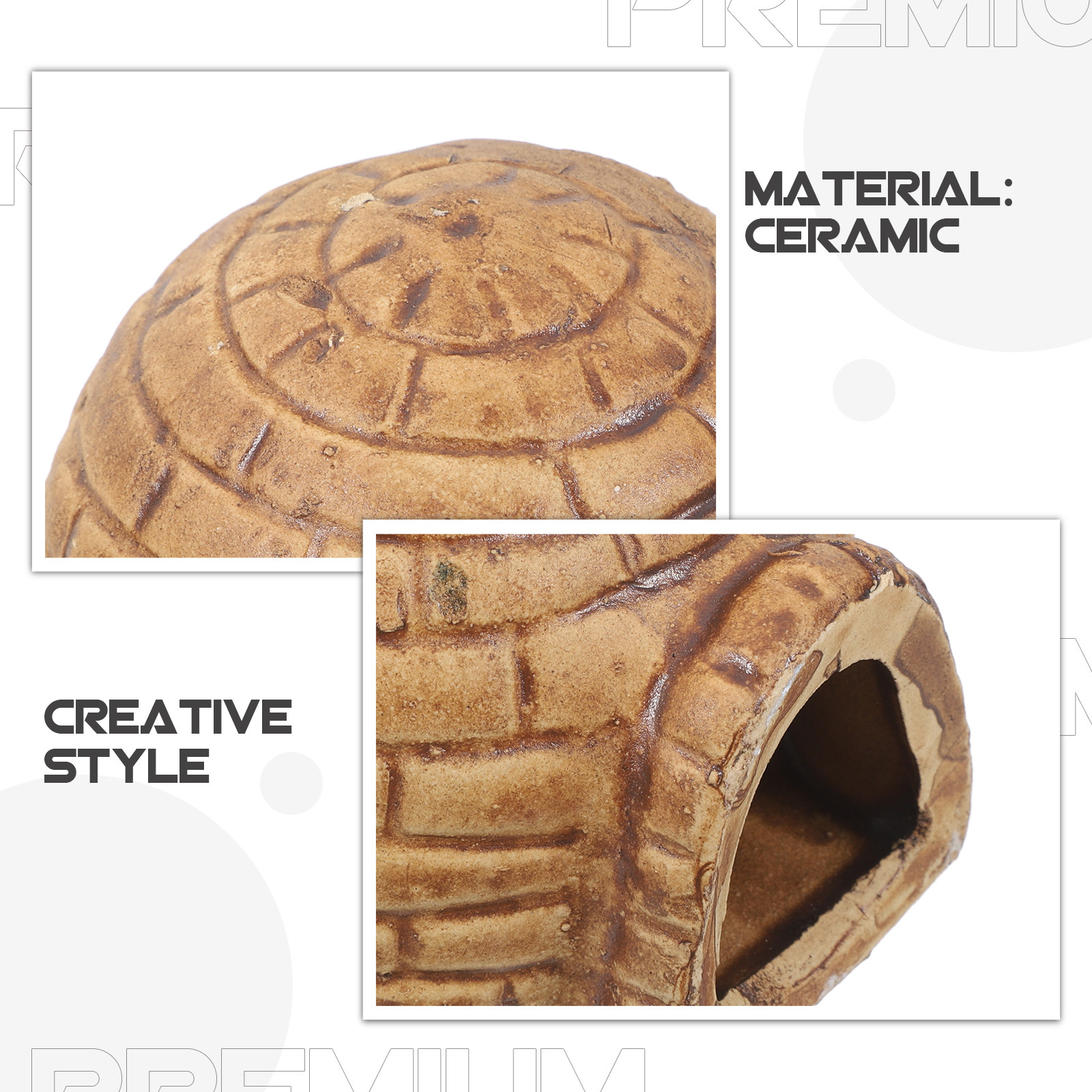 Pleco Caves Aquarium Fish Tank - Hide Cave Ceramic reseña y precio