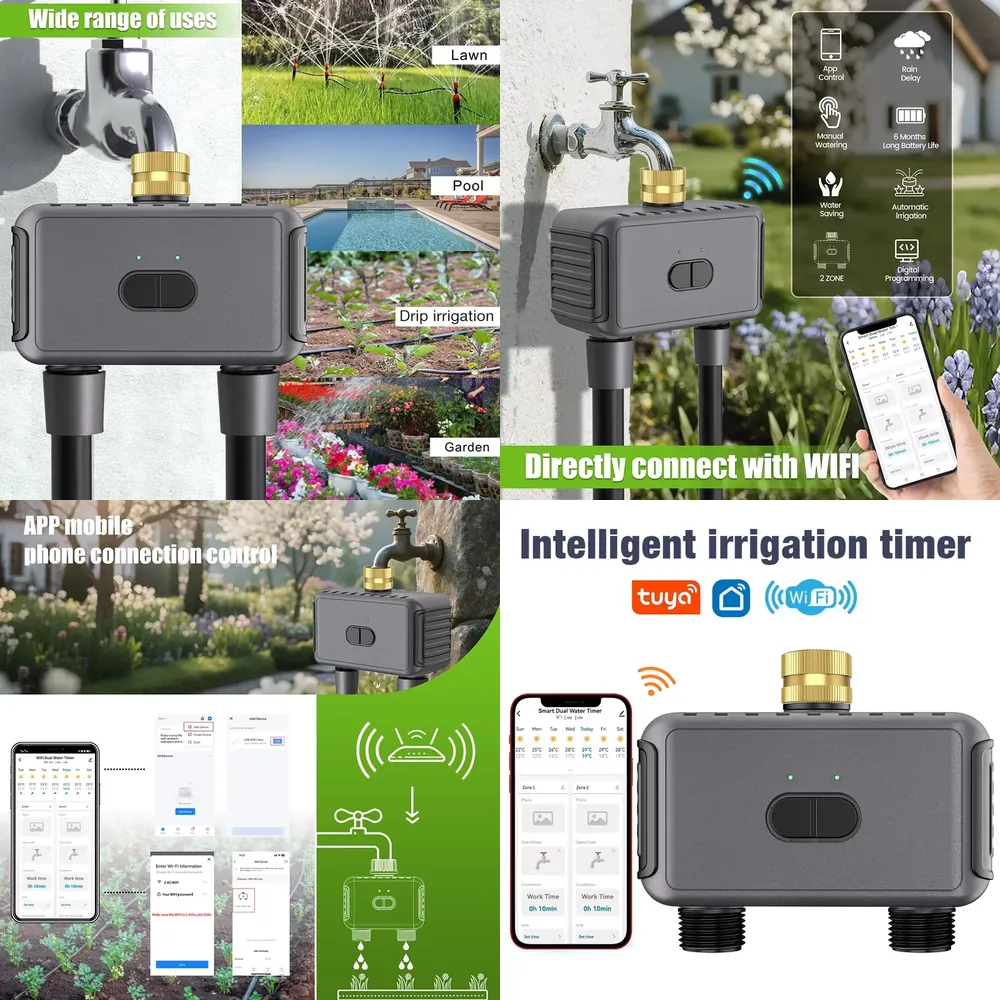 WAP01 WiFi APP Control Dual Ho - Timer Dual Outlet reseña y precio