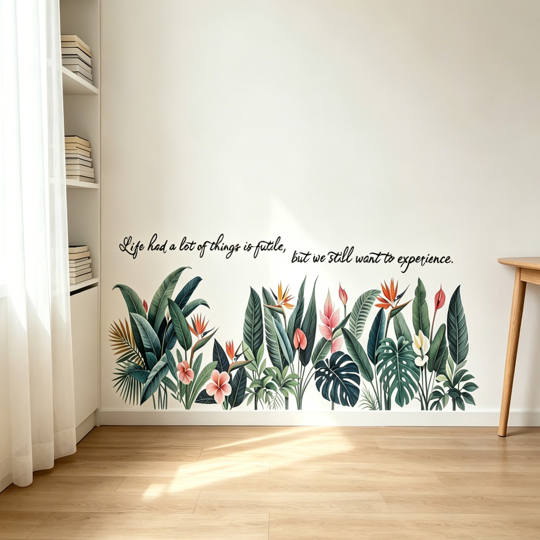 Tropical background wall stick - Pvc Panel Background reseña y precio